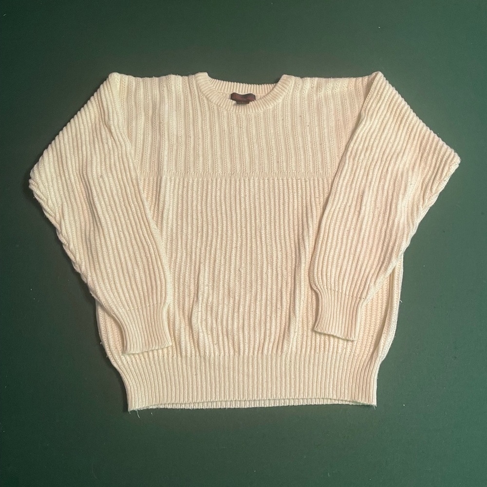 Ribbed Crewneck Sweater